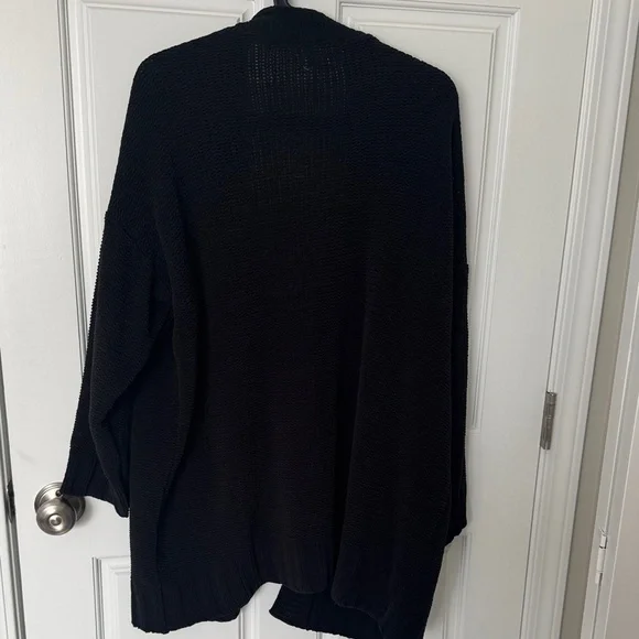 Oversized American Eagle Outfitters Classic Black Cardigan - Picture 3 of 5